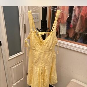 SOLD. Free people, mellow, Yellow Sleeveless Dress